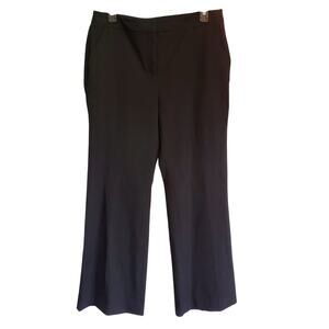 Chico's Women's Size 8 Petite Black Boot Cut Trousers Dress Pants